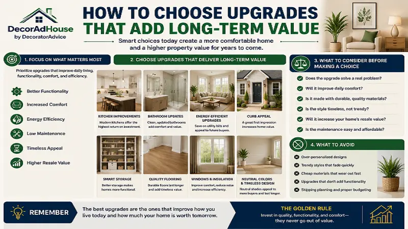 How to Choose Upgrades That Add Long-Term Value