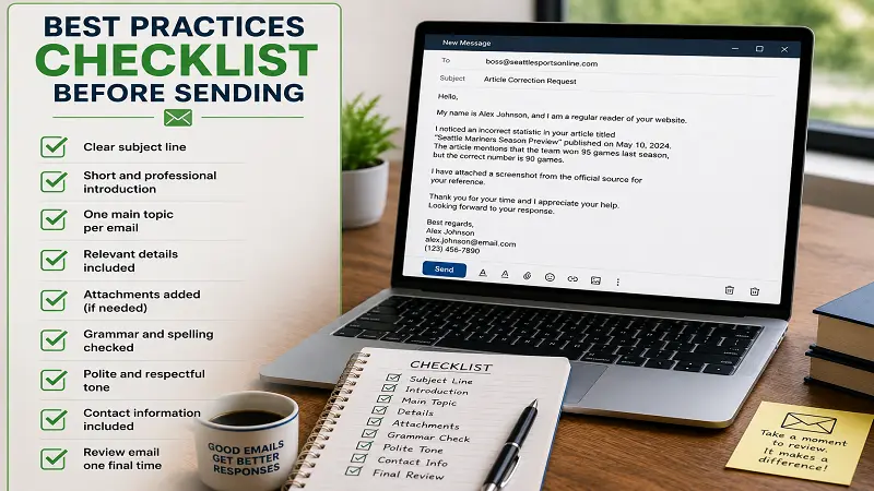 Best Practices Checklist Before Sending