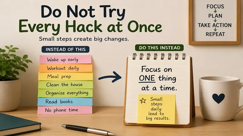 Do Not Try Every Hack at Once