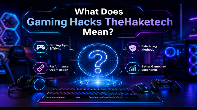 What Does Gaming Hacks TheHaketech Mean?