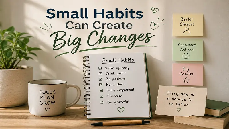 Small Habits Can Create Big Changes