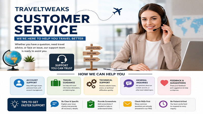 TravelTweaks customer service